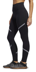 Adidas Women's Believe This High Rise 3-Stripes Tights, Black