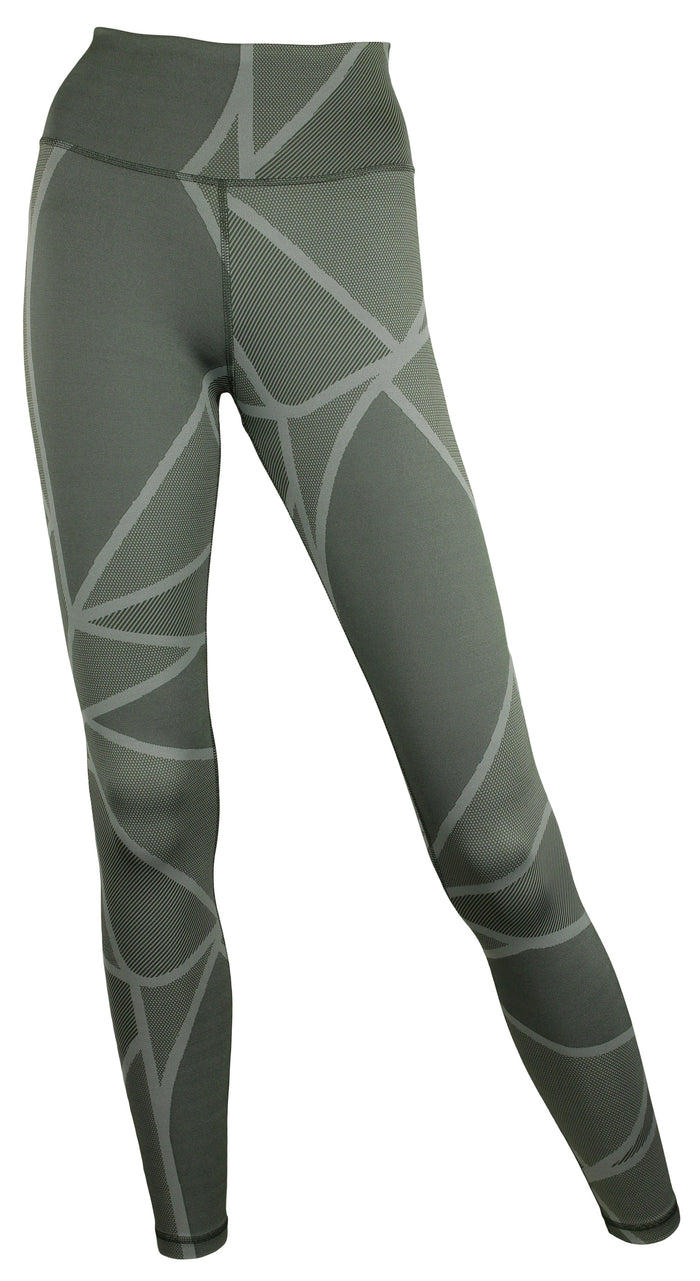 Adidas Women's Believe This High Rise PK Tights, Legend Earth