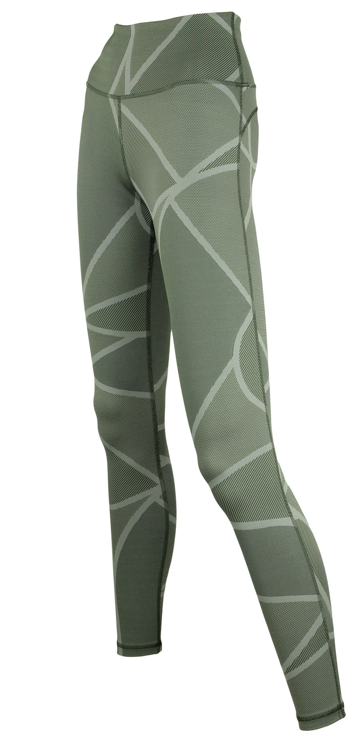 Adidas Women's Believe This High Rise PK Tights, Legend Earth