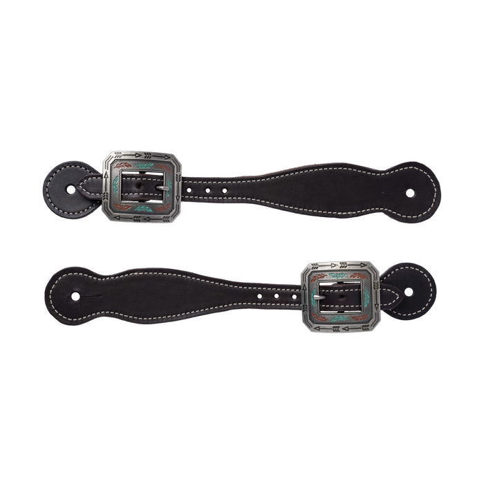 Women's Bridle Leather Spur Straps