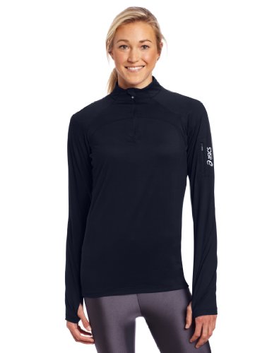 Asics Women's Team Tech Half Zip Long Sleeve Athletic Shirt Top, Several Colors