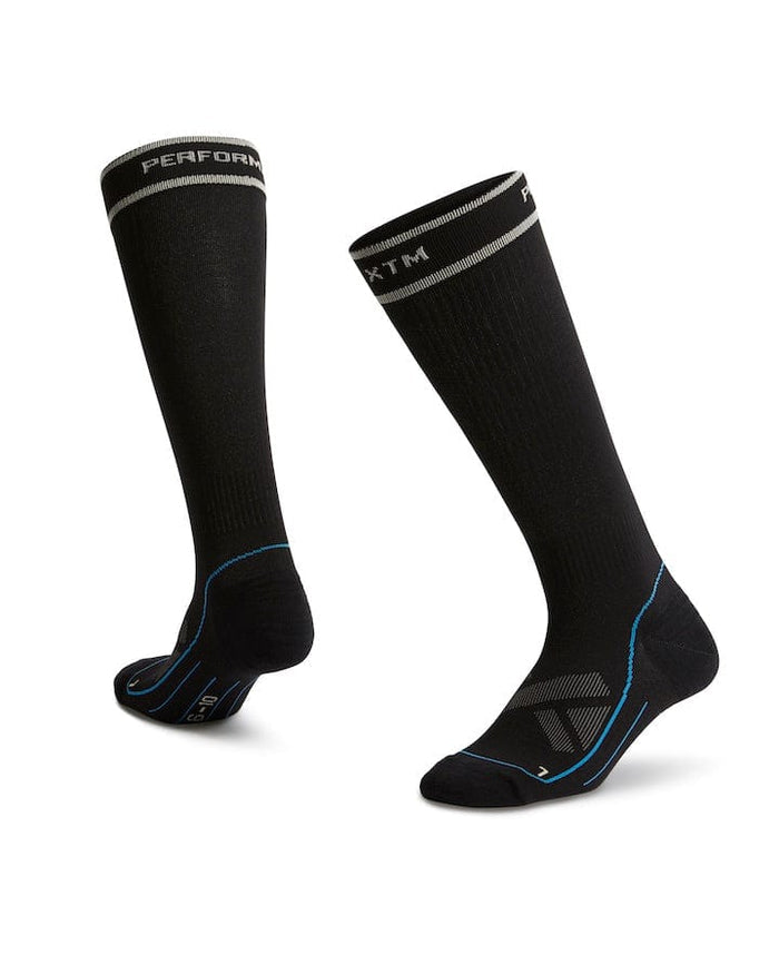 XTM Performance Merino Socks Black / A2-8 Compression Sock SU046-BLK-0208