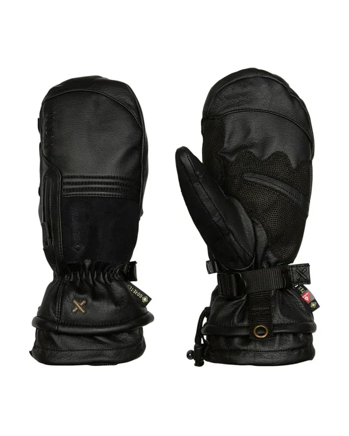 XTM Performance Gloves Black / XS Everest II Leather Gore-tex Snow Mitt DU034-BLK-XS