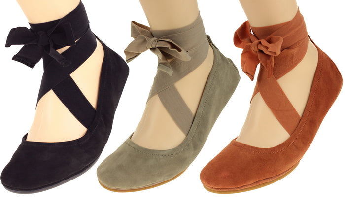 Yosi Samra Women's Stella Tie Ballet Flat, Color Options