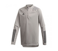 Adidas Youth Boys Condivo 20 Training Top, Team Mid Grey