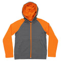 Adidas Youth Boy's Full-Zip Contrast Sleeve Hoodie, Color Options