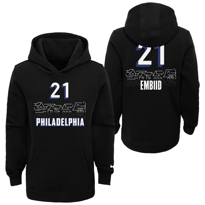 Nike Youth NBA Joel Embiid #21 Philadelphia 76Ers  Pull Over Hoodie