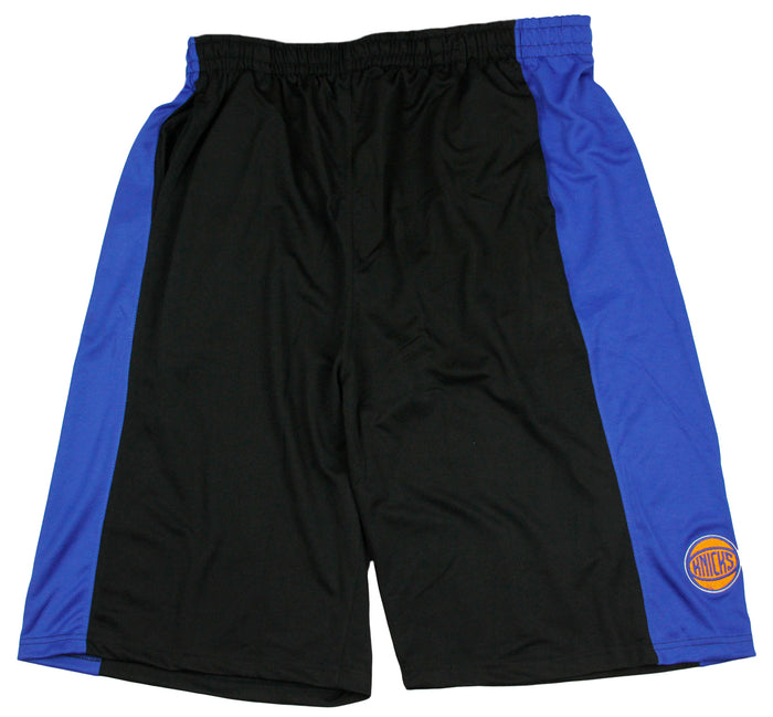 Zipway NBA Basketball Big & Tall Men's New York Knicks Malone Shorts - Black