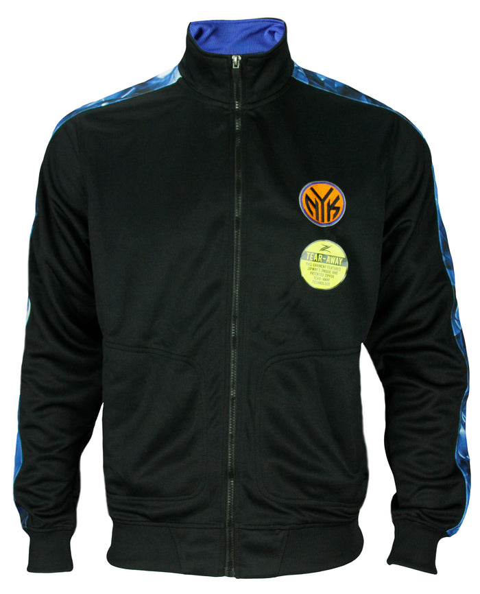 Zipway NBA Basketball Men's New York Knicks Magma Track Jacket - Black