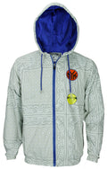 Zipway NBA Basketball Men's New York Knicks Windbreaker Jacket - Grey