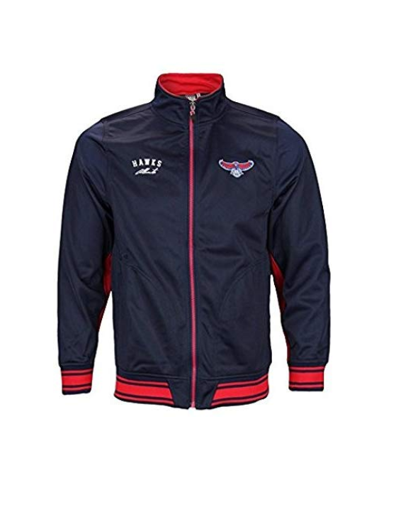 Zipway NBA Men's Atlanta Hawks Anderson Basketball Track Jacket, Navy
