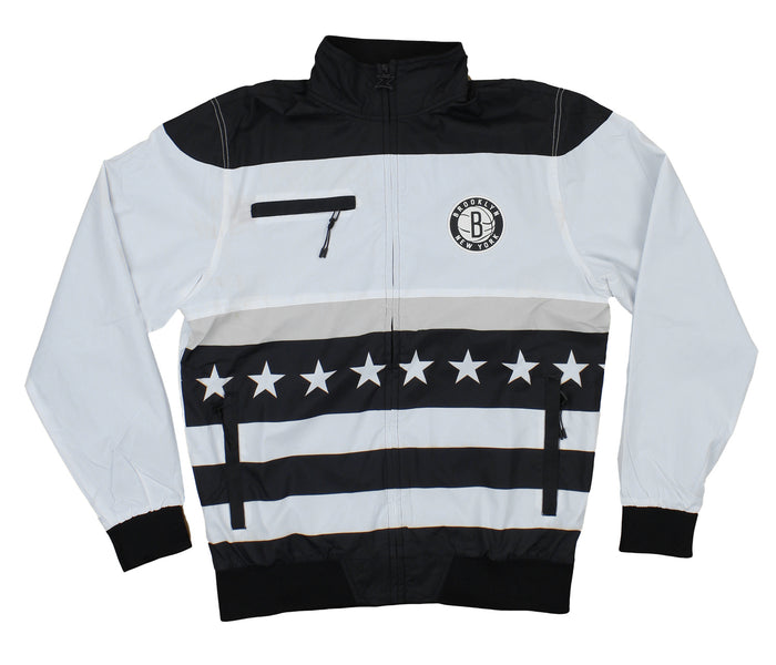Zipway NBA Men's Brooklyn Nets Full Zip Stars Track Jacket