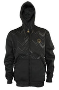 Zipway NBA Men's New Orleans Pelicans Signature Black and Gold Full Zip Hoodie