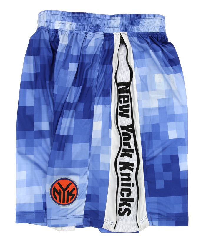 Zipway NBA Men's New York Knicks Pixel Mesh Athletic Shorts