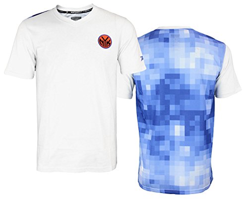 Zipway NBA Men's New York Knicks Pixel V-Neck Short Sleeve T-Shirt