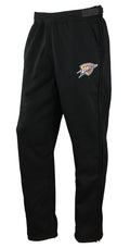 Zipway NBA Men's Oklahoma City Thunder Performance Fleece Tear-Away Pants, Black