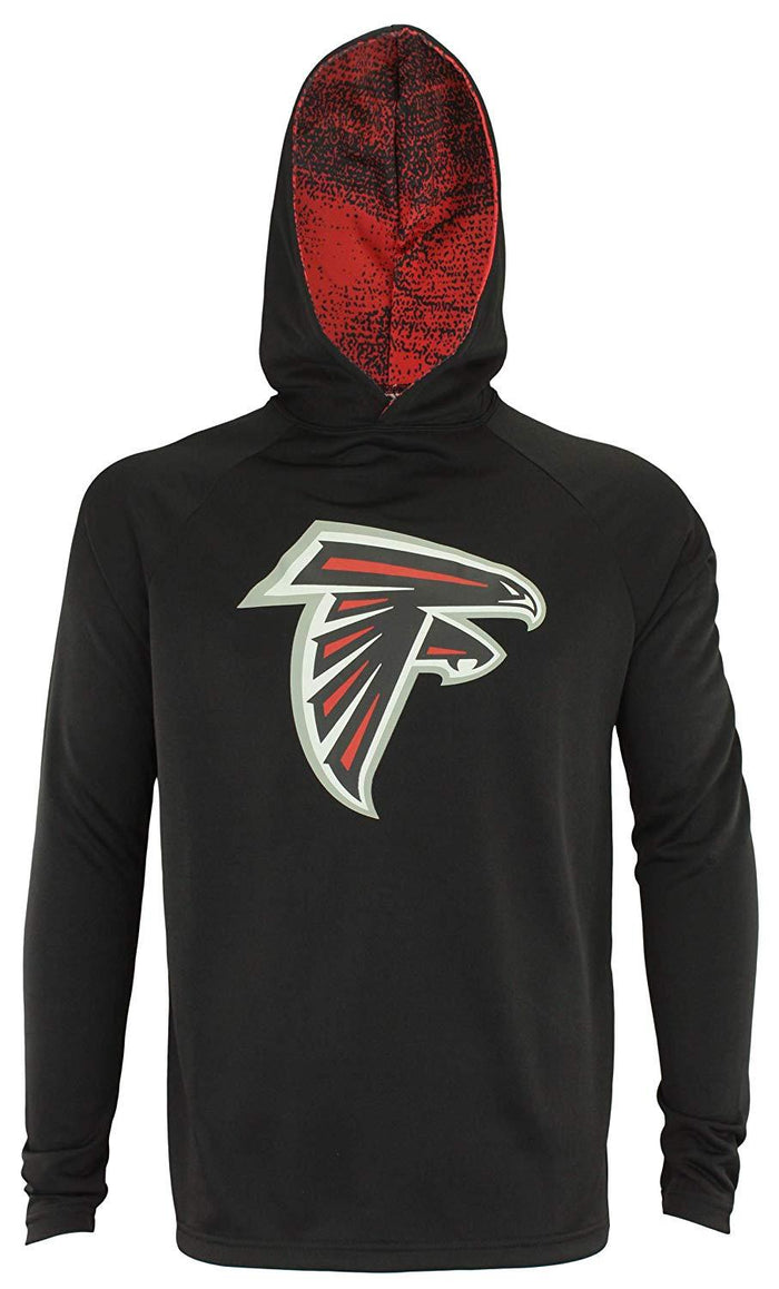 Zubaz NFL Atlanta Falcons Men's Lightweight  French Terry Hoodie