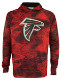 Zubaz NFL Atlanta Falcons Men's Static Body French Terry Hoodie