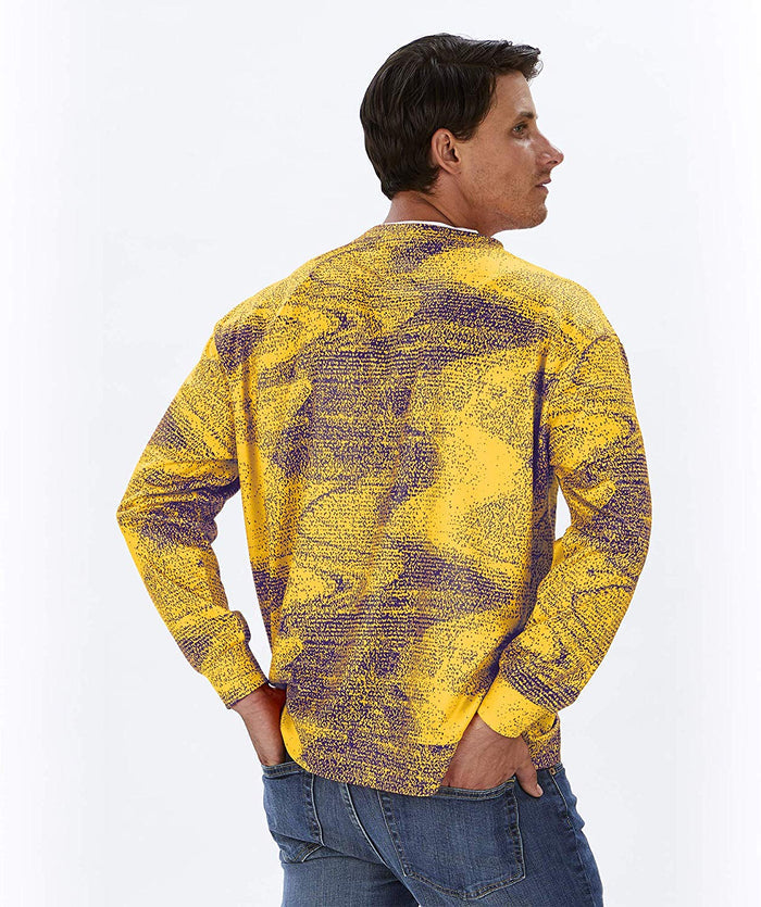 Zubaz NFL Football Men's Minnesota Vikings Static Crew Neck Sweatshirt