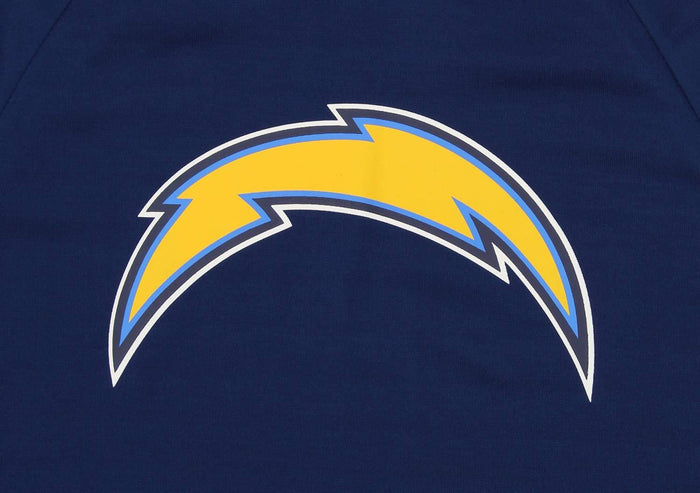 Zubaz NFL Los Angeles Chargers Men's Lightweight  French Terry Hoodie