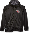 Zubaz NFL Men's Arizona Cardinals Full Zip Digital Camo Hood Hoodie, Black