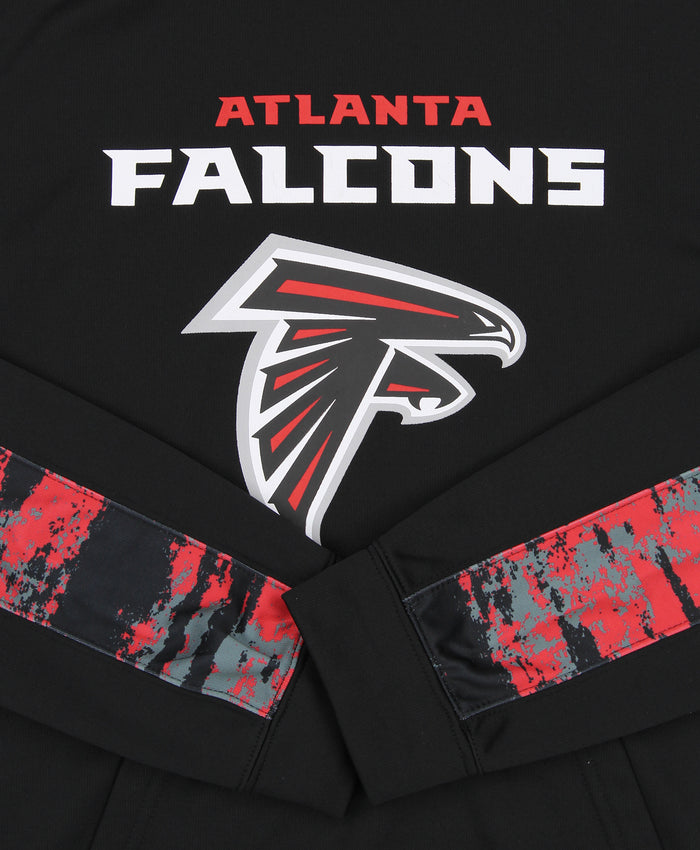 Zubaz NFL Men's Atlanta Falcons Hoodie w/ Oxide Sleeves