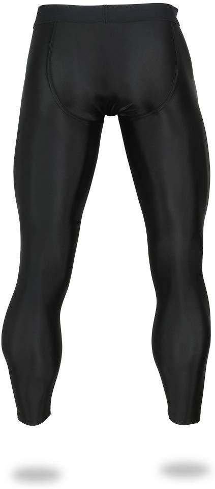 Zubaz NFL Men's Houston Texans Active  Compression Black Leggings