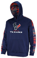Zubaz NFL Men's Houston Texans Hoodie w/ Oxide Sleeves