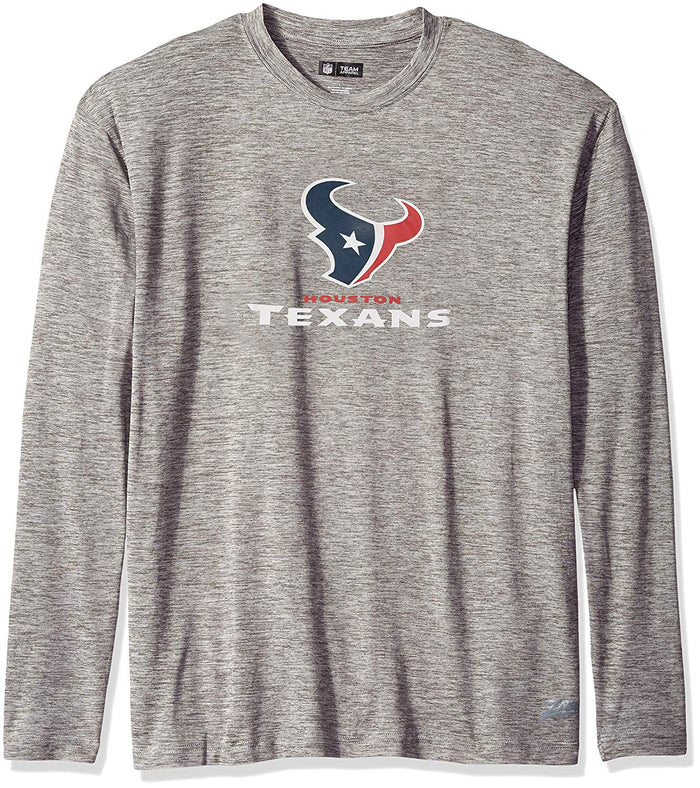 Zubaz NFL Men's Houston Texans Long Sleeve Tee
