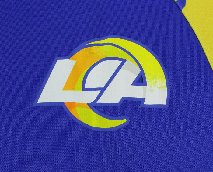Zubaz NFL Men's Los Angeles Rams  Full Zip Hoodie with Lava Sleeves