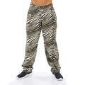Zubaz NFL Men's New Orleans Saints Classic Zebra Print Team Logo Pants