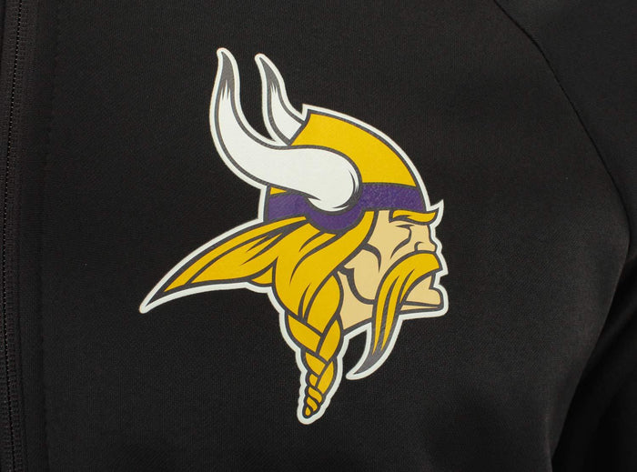 Zubaz NFL Minnesota Vikings Men's Heavyweight Full Zip  Fleece Hoodie