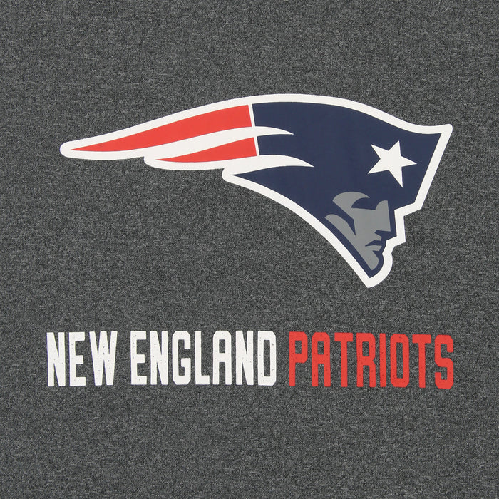 Zubaz NFL New England Patriots Men's Heather Grey Fleece Hoodie
