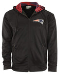 Zubaz NFL New England Patriots Men's Heavyweight Full Zip Hoodie