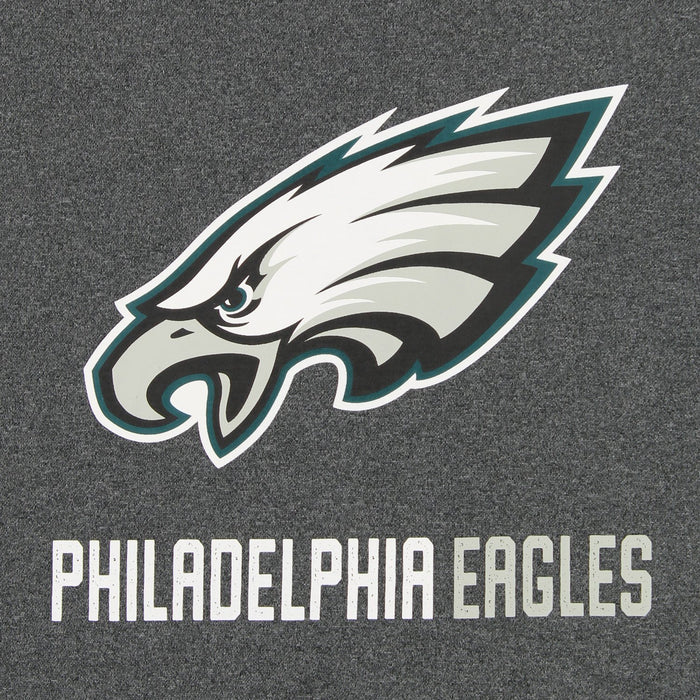 Zubaz NFL Philadelphia Eagles Men's Heather Grey  Fleece Hoodie