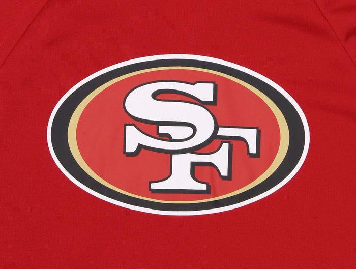 Zubaz NFL San Francisco 49ers Men's Lightweight  French Terry Hoodie