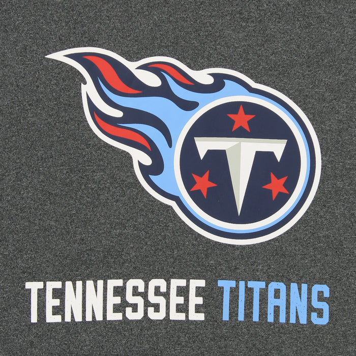 Zubaz NFL Tennessee Titans Men's Heather Grey Fleece Hoodie
