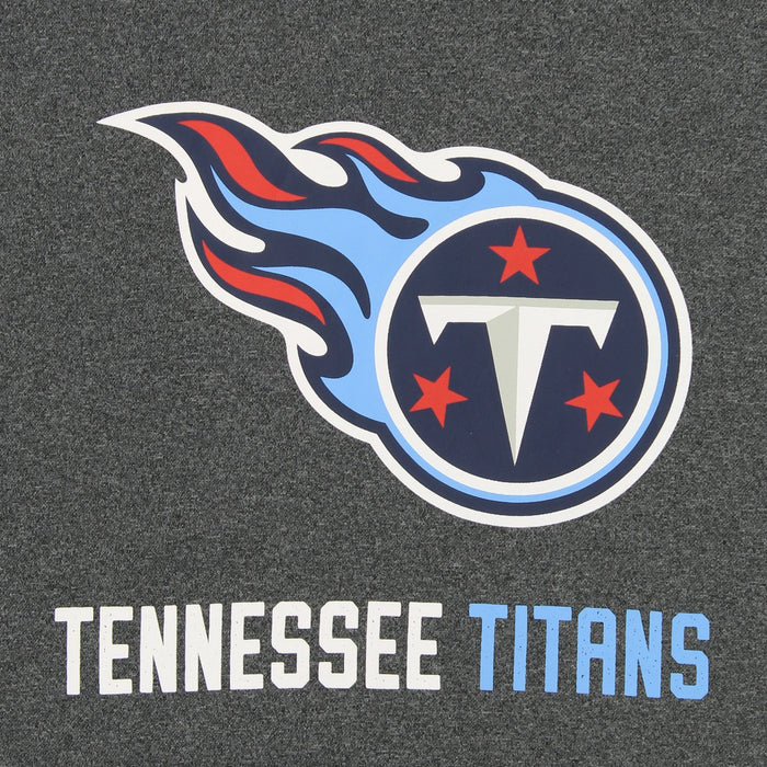 Zubaz NFL Tennessee Titans Men's Heather Grey  Fleece Hoodie
