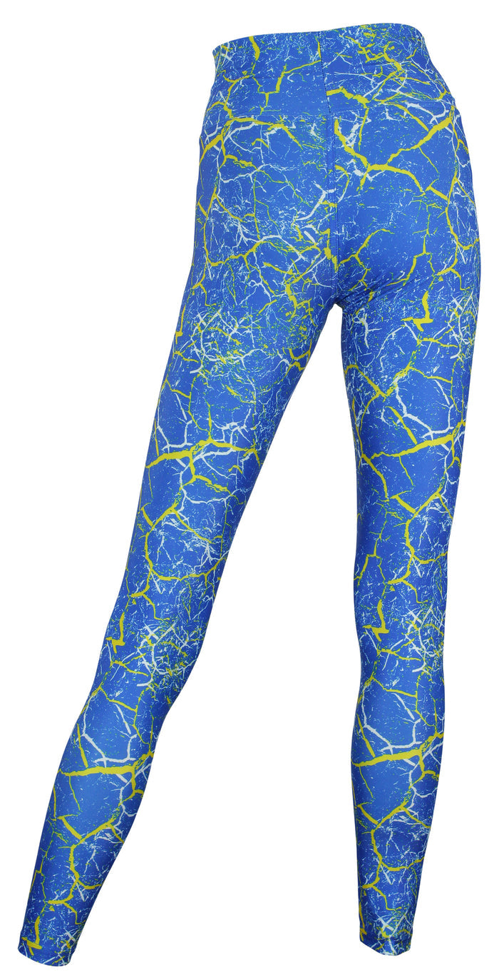 Zubaz NFL Women's Los Angeles Rams Marble Leggings
