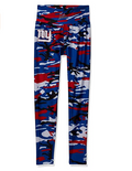 Zubaz NFL Women's New York Giants Camo Print Legging Bottoms